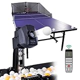 Tischtennis Roboter, Tischtennis Roboter Ballmaschine mit Netz, Table...