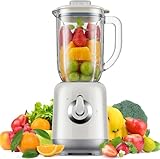 Standmixer, Smoothie Maker Mit 6-Klingen-Edelstahlmesser, Blender Multi...