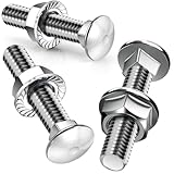 SWTYExt 25 Stück Schlossschrauben M6X40mm Schloßschrauben...