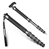 Manbily 32mm Einbeinstativ für Kameras 44cm-174cm aus Aluminium Monopod...