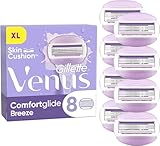 Gillette ComfortGlide Breeze Rasierklingen Damen, 8er Pack...