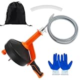 Rohrreinigungsspirale 13M, Abflussreiniger Spirale für Rohrreinigung,...