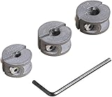 wolfcraft Tiefenstopp-Set Universal, 4-tlg. I 2755000 I Für...