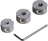 wolfcraft Tiefenstopp-Set - Durchmesser 6, 8, 10 mm I 2755000 I Für...