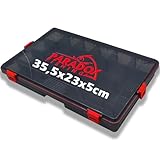 Paradox Fishing wasserdichte Köderboxen I Box L 35,5x23x5cm I Angelbox...
