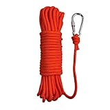 BeGrit 6mm Bootsseil 10m Polypropylen Seil Boot Fenderleine Orange...