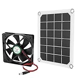 Sonew 6V 10W Solarbetriebener Ventilator, Solarbetriebener...