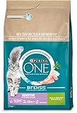 PURINA ONE BIFENSIS Sensitive Katzenfutter trocken, reich an Truthahn, 4er...