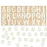 130 Stück (5 Sätze) Holzbuchstaben Set Lagerung in...