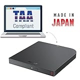 BUFFALO 6 x tragbares Blu-ray-Laufwerk, TAA-konform, Lesen/Schreiben,...