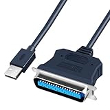TQUXNGA USB auf CN36 Parallelanschluss-Druckerkabel, USB auf 36-poligen...