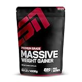 ESN Massive Weight Gainer, Vanilla Ice Cream, 4 kg, ideal für die...