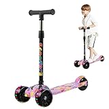 Junggen-Roller | Tragbarer Bunter Roller Mit LED-Licht | Rutschfester...
