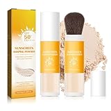 EONFAVE Mineral Sonnenschutz Puder, 2 Stück SPF 50 Sunscreen Setting...
