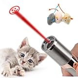 Shengxi LED Pointer Interaktives Spielzeug für Katzen Hunde, 7 in 1 USB...