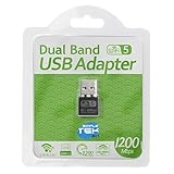 SIMPLETEK - USB Stick Wi-Fi 5 Dual Band - Wireless Adapter 2.4GHz/5.8GHz,...