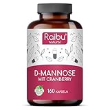 Raibu D-Mannose Kapseln mit Cranberry - 2100 mg D Mannose pro Tagesdosis -...