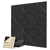 Quystetes Akustikpaneele mit selbstklebender Oberfläche, 30,5 x 30,5 x 0,4...