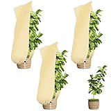 Sosayet Winterschutz für Pflanzen 100x80cm 70g/m², 3 Stück Winterschutz...