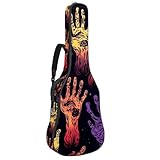 Gitarrentasche, 104 cm, doppelter verstellbarer Schultergurt,...