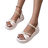 COLseller Sandalen Damen Wedges Damen Strandsandalen Plattform Mode...