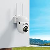 Lmozim 3MP Überwachungskamera Aussen WLAN, 355°/90° Schwenkbar WLAN...
