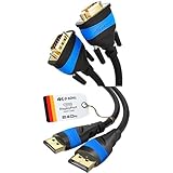 KabelDirekt 10m VGA Kabel 15 - polig (Full HD 3D 1080p) - TOP Series 10m...