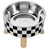 TOKIDNY Erhöhter Katzennapf mit Anti Erbrechen Funktion Edelstahl...