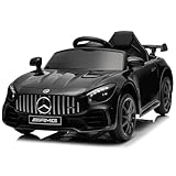 LEADZM Kinder Elektroauto Mercedes Benz AMG mit 12V Kinderauto Elektrisch...