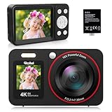 Rollei Compactline 64 Dual Screen Digitalkamera, 64MP 4K Fotoapparat mit...