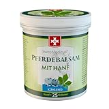 SwissMedicus Pferdebalsam mit Hanf - 500 ml - Kühlende Wirkung für...