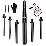 BESTOPE PRO 6-in-1 Lockenstab Große Locken und Kleine, Lockenstäbe,...