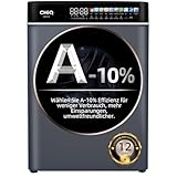 CHiQ Waschmaschine 8kg Frontlader, EEK A-10%, Touchscreen-Steuerung 12...