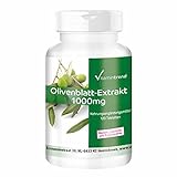 Olivenblattextrakt 1000mg - 120 vegane Tabletten - Hochdosiert - 20%...
