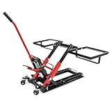 Wiltec Hydraulik-Heber 3 in 1, Motorradheber bis 300 kg, Quad Hebebühne...