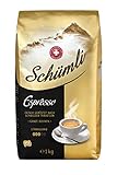 Schümli Espresso Ganze Kaffeebohnen 1kg - Stärkegrad 3/5 -...