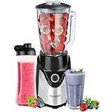 Steinborg Standmixer mit To-Go Becher | Smoothie Maker Mixer | 600 ml...