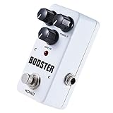 Fafeicy FBS2 Mini-Booster-Pedal mit 2-Band-EQ, True-Bypass-Netzteil, für...