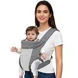 Mumgaroo Babytrage, Babytragen von Neugeborenen bis Kleinkind, 4 in 1 Air...