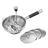 Edelstahl Passiermühle Mit 3 Frässcheiben,Passiergerät...