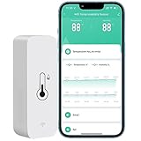 PHOVOLT WLAN Hygrometer Thermometer Sensor, kabelloser intelligenter...