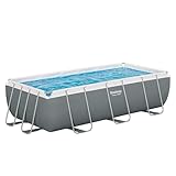 Bestway® Power Steel™ Solo Pool ohne Zubehör 404 x 201 x 100 cm, grau,...