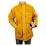 HEALBYBLE Schweißerjacken, Hemden, flammhemmende Lederbekleidung,...