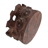 Toyvian Solid Wood Flowerpot Holder Rundes Holzdisplay Podest für Vase...
