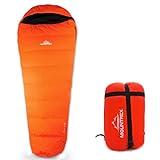 MOUNTREX® Schlafsack - Warm & Leicht (1500g) – 3-4 Jahreszeiten Outdoor...