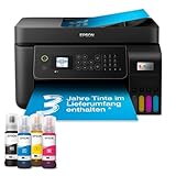 Epson EcoTank ET-4800 A4-Multifunktions-Wi-Fi-Tintentankdrucker, mit einem...