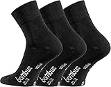 TippTexx 24 6 Paar seidige Bambus Socken, Geruchs-Killer mit Anti-Loch...