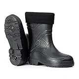 CLIMBR Ultraleichte gefütterte Gummistiefel Herren EVA Thermo 40-49 warme...
