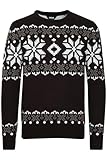 !Solid SDNorwig Herren Weihnachtspullover Norweger-Pullover Winter...