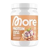 MORE Protein Pancakes and Waffle Mix, Neutral, 450 g, ohne Zuckerzusatz...